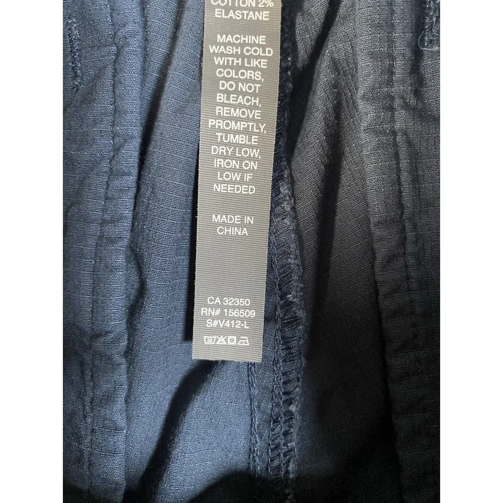Vuori Men's Ripstop Climber Pants Blue Size Small Khaki Stretch Drawstring V412